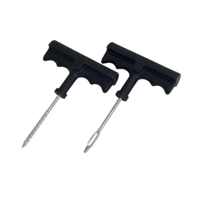 Image of 2 Piece Auto Tyre/Tire Repair Tool Set Plugger and Reamer