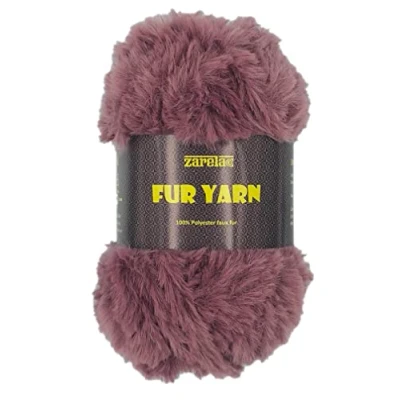 Image of Zarela Fur Yarn 50g (112) Rose