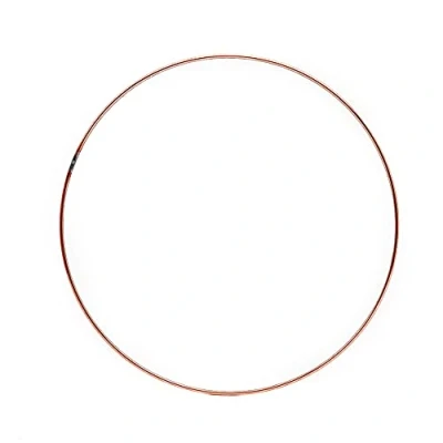 Image of 254mm (10in) Copper Metal Ring for Crafts Wreath &amp; Flower Hoop