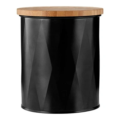 Image of Premier Housewares Rhombus Storage Canister, Black, Small