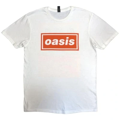 Image of Rock Off officially licensed products Oasis Definitely Maybe AAA Pass T Shirt M White