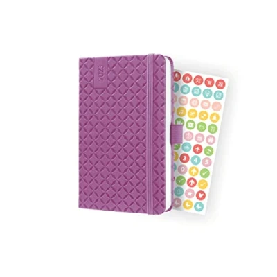 Image of SIGEL J3114 Jolie Weekly diary 2023 hardcover 9,5 x 15 cm 174 pages violet