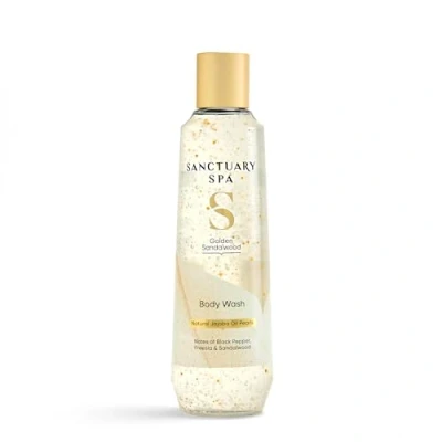 Image of Sanctuary Spa Golden Sandalwood Body Wash, Care, Shower, Shower Gel Vegan and Cruelty Free 60ml