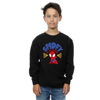 Image of Marvel Boys Spidey and His Amazing Friends Rescue Sweatshirt Black 12 13 Years