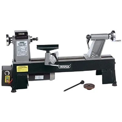 Image of Draper Compact Digital Variable Speed Wood Lathe, 550W