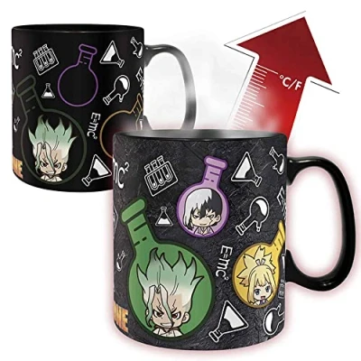 Image of ABYstyle DR Stone Thermo Reactive Mug Group Formulas