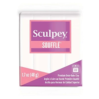 Image of Polyform Sculpey SU 6001 48 g Individual Soufflé Clay Bar, Igloo, SU6