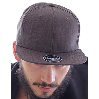 Image of Hatshopping Stage Snapback Cap Base (One Size Dark Grey)