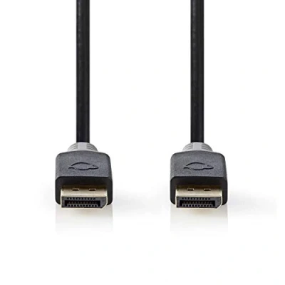 Image of Nedis DisplayPort Cable Male 2.0 m Anthracite