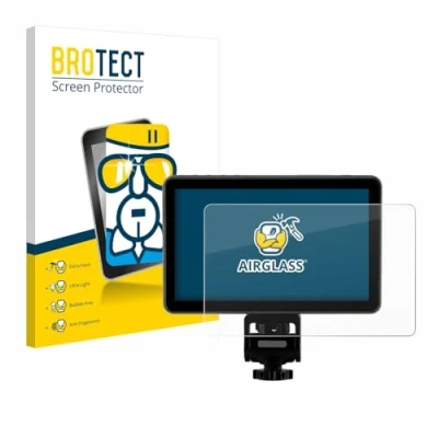 Image of brotect Glass Screen Protector Film compatible with Rollei Viltrox DC X2 6&quot; Foil 9H Protection [Scratch Resistant, High Clarity]