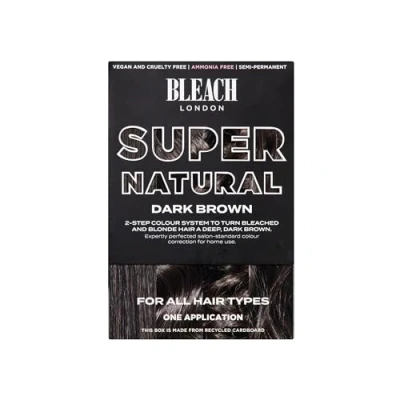 Image of BLEACH LONDON Dark Brown SUPER NATURAL Kit Semi Permanent Colour Correction