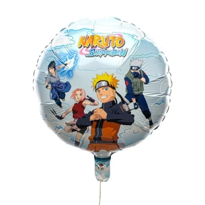 Image of Ballon mylar rond Naruto™ 43 cm