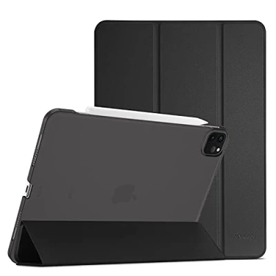 Image of ProCase Smart Case for iPad Air 13 (M2) 2024/iPad Pro 12.9 2022/2021/2020/2018, Slim Stand Hard Back Shell Cover 13(M2)/iPad 6th Gen/5th Gen/4th Gen/3rd Gen Black
