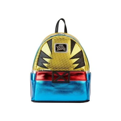 Image of Marvel Metallic X Men Wolverine Cosplay Mini Backpack, Gold, One Size