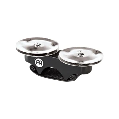 Image of Meinl Percussion Finger Jingles Accessory Instrument with Steel for the Siam Oak, Black (FJS1S BK)