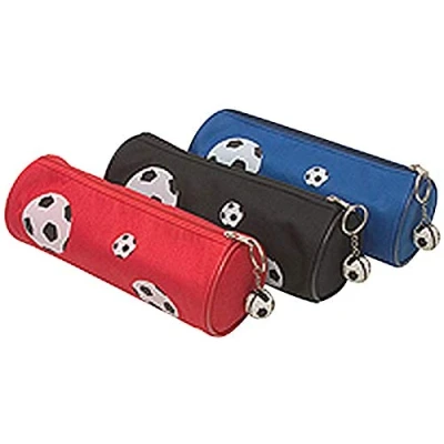 Image of 1 X PENCIL CASE FOOTBALL DESIGN tiger stationery Large 210 70 MM