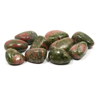 Image of CrystalAge Unakite Tumble Stones (20 25mm) Pack 0f 10