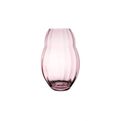 Image of Villeroy &amp; Boch Rose Garden Home vase, 20 cm, crystal glass, pink