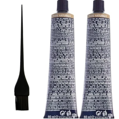 Image of Wella Koleston Perfect Me+ Pure Naturals 4/0 Pack of 2 Medium Brown 60ml and Color Brush