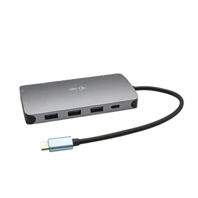 Image of i tec USB C 4K Metal Nano Docking Station 1x HDMI VGA GLAN 3x 3.1 SD/MicroSD Audio Power Delivery 100W for Windows MacOS Android ChromeOS