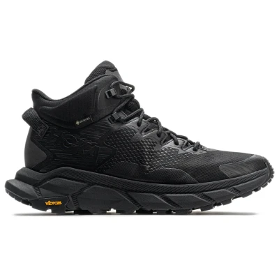 Image of HOKA Trail CODE GTX Hiking shoes, Men&#039;s, Size: 8, Black/raven Textile/synthetics
