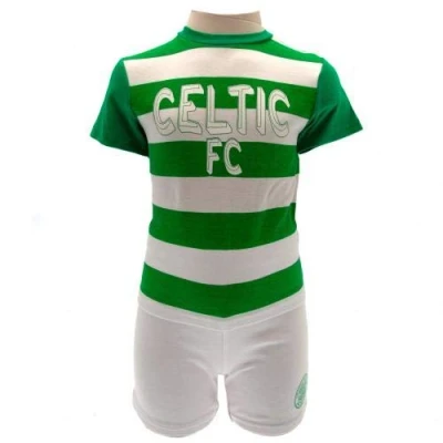 Image of Celtic F.C. Shirt &amp; Short Set From Newborn to up 18 months 100% Cotton Officially Licensed (12 Months)