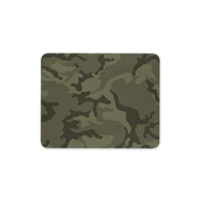 Image of Destination Vinyl ltd Green Army Camo Mouse Mat Pad Teenager Son Brother Computer #14179