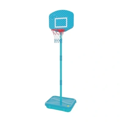 Image of Swingball Kids Height Adjustable Basketball Hoop with Portable Ball and Pump, Ideal Outdoor for Children Ages 3+