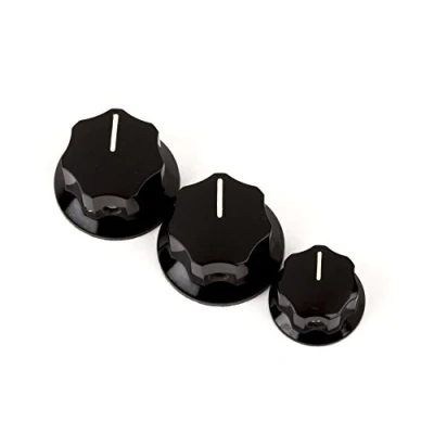 Image of Fender Jazz Bass Knobs Black