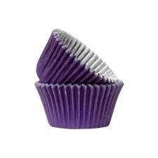 Image of Cake N Bake Cupcake Muffin Baking Cases (Purple, 75)