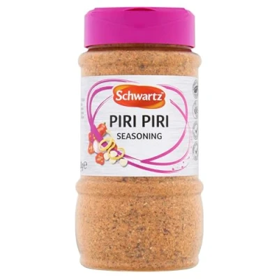 Image of Schwartz Piri Seasoning Powder, Hot and Spicy for Chicken Prawn Dishes, 0.32 kg