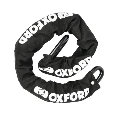 Image of Oxford Security Beast Ultra Strong Motorcycle Bike Chain 2M Black Sold Secure Diamond (Black) (LK127)