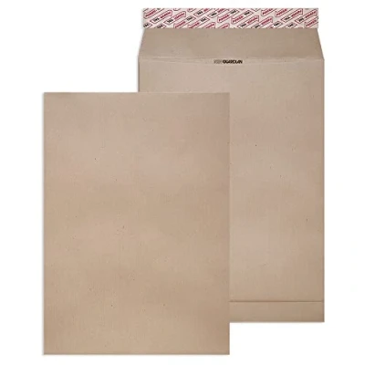 Image of New Guardian Mini Pack Envelopes 25mm Gusset 130gsm C4 Manilla Ref F27666 [Pack of 25]