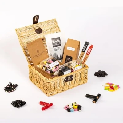 Image of Liquorice Hamper Gift Sweet filled with Food for Xmas, Birthdays or a Thank You The &amp; Co.