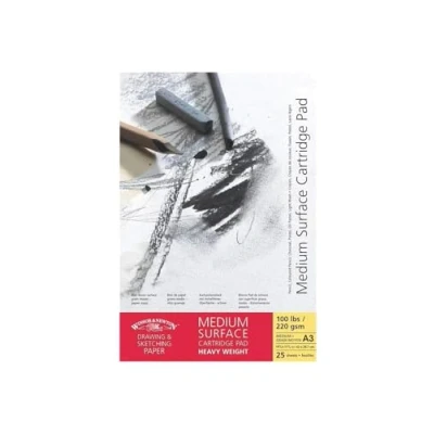 Image of Winsor &amp; Newton A3 Medium Surface Cartridge Heavyweight Gummed Pad