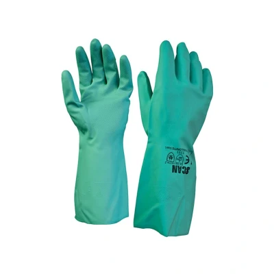 Image of Scan SCAGLONITG Nitrile Gauntlets with Flock Lining Size 9