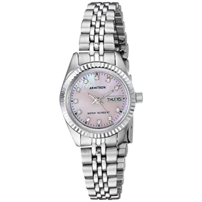 Image of Armitron Women&#039;s Genuine Crystal Accented Day/Date Function Bracelet Watch, 75/2475
