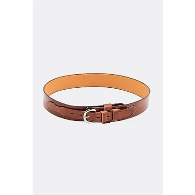 Image of Bianchi B4 Ranger™ Belt, 1.75&quot; Width, Plain Tan Finish, Chrome Buckle, SZ42