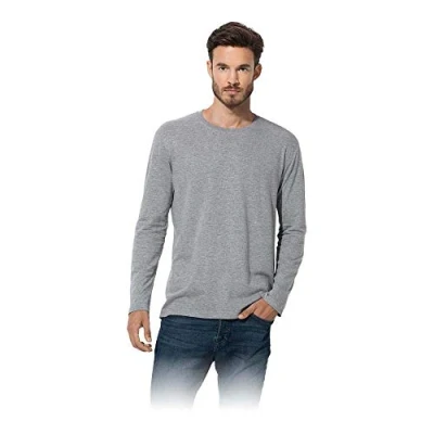 Image of Stedman Classic L/S T Shirt Heather L