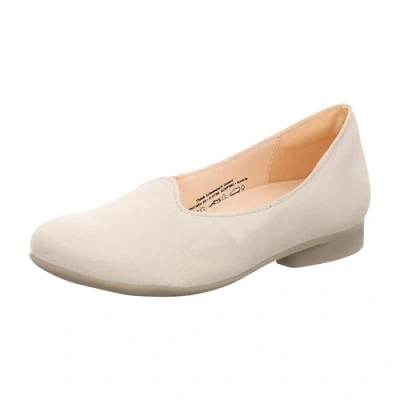 Image of Think! Women&#039;s Guad2 Sustainable Replaceable Footbed Ballet Flat, Pearl 2000, 3 UK