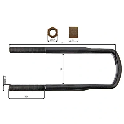 Image of 8161343 Spring Clamp FEBI BILSTEIN 39173