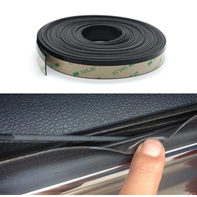 Image of Car Window Waterproof Protector Seal Weatherstrip Edge Trim For Door Glass Rubber Sealing Strip Auto Seals (Color : 8 Meters)