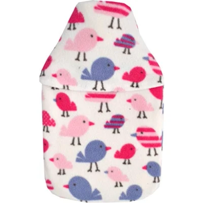 Image of Vagabond Bags Birds Hot Water Bottle and Fleece Cover 2L