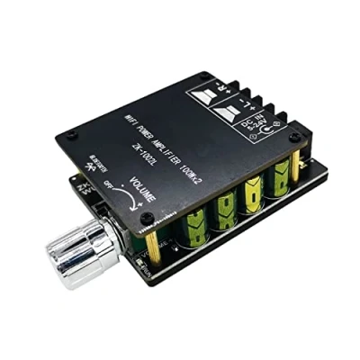 Image of Fasizi Mini HIFI Power Amplifier Board bluetooth 5.0 High 100W 2.0 Dual channel Stereo Sound Module