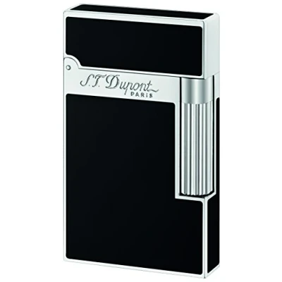 Image of S.T. Dupont Ligne 2 Lighter, Black Lacquer and Palladium, One Size