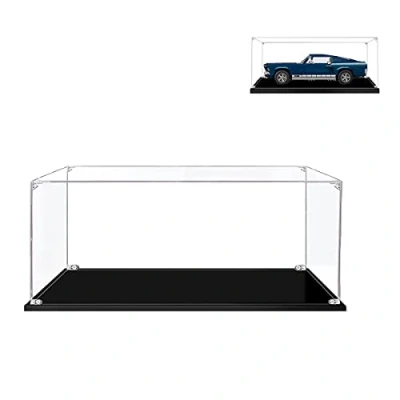 Image of Hosdiy Acrylic Display Case compatible with Lego 10265 Showcase for (Ford Mustang) Model (Only Case, No Building Set)