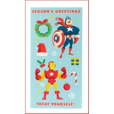 Image of UK Greetings Marvel Superhero Christmas Money Wallet Card