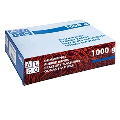 Image of Alco 763 Rubber Bands 200 x 6 mm 1 kg Red