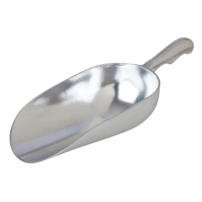 Image of Multipurpose Aluminium Metal Scoops Set for Dry Goods Sturdy Kitchen in Different Sizes (12oz)
