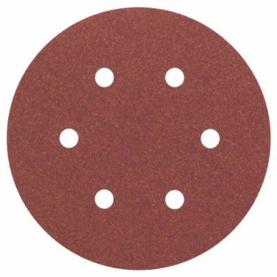 Image of Bosch 2608605720 150 mm Sanding Sheets for Random Orbit Sanders